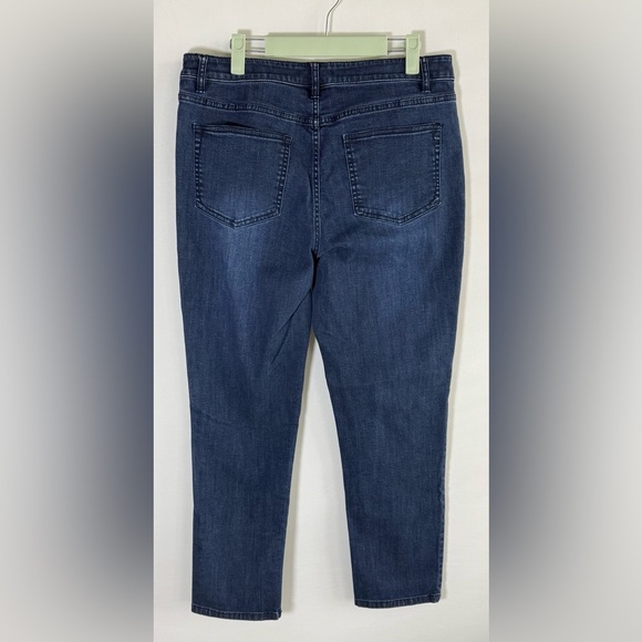 J. Jill smooth fit slim ankle jeans • women’s size 10 - Picture 3 of 5